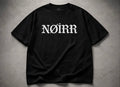 NØIRR LARGE LOGO BLACK TEE