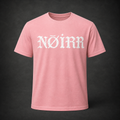 NØIRR UNISEX HOT PINK DISTRESSED LOGO TEE